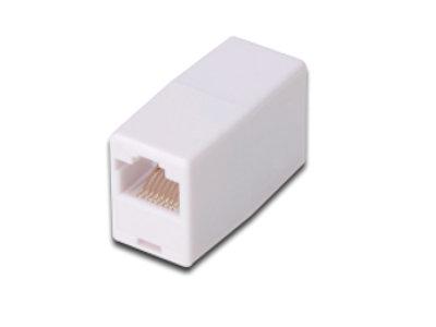 Ethernet RJ45 verkkokaapelin jatko, naaras-naaras, CAT 5E MODULAR COUPLER