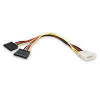 Cable StarTech LP4 to 2x SATA Power Y 0,3m M/F