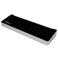 StarTech.com Triple Monitor USB 3.0 Laptop - 4K HDMI, 2x DisplayPort - Universal USB Dock for Windows amp Mac OS (USB3DOCKH2DP) Dockingstation
