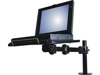 NEWSTAR Notebook DeskMount Clamp 15kg 10-22inch Height adjustment up to 26cm Full motion Tilt Swivel black