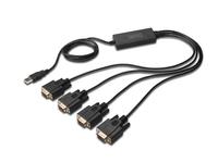 USB 2.0 to RS232*4 Cable