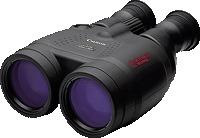CANON 18x50 IS KIIKARIT - Voimakas suurennos: 18x -Kirkas kuva halkaisijaltan suuren 50 mm:n etulinssin ansiosta Suuri katselukulma: 67° -Suuri katseluetäisyys: 15 mm -Kuvanvakain