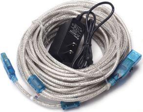 DTECH USB 2.0 15m Extension Cable (active) A Male - A Female