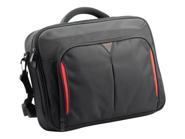 TARGUS Classic+ Calmshell 15,6i black/red