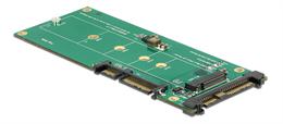 Delock Converter U.2 SFF-8639 NVMe / SATA 22 pin > 1 x M.2 Key M