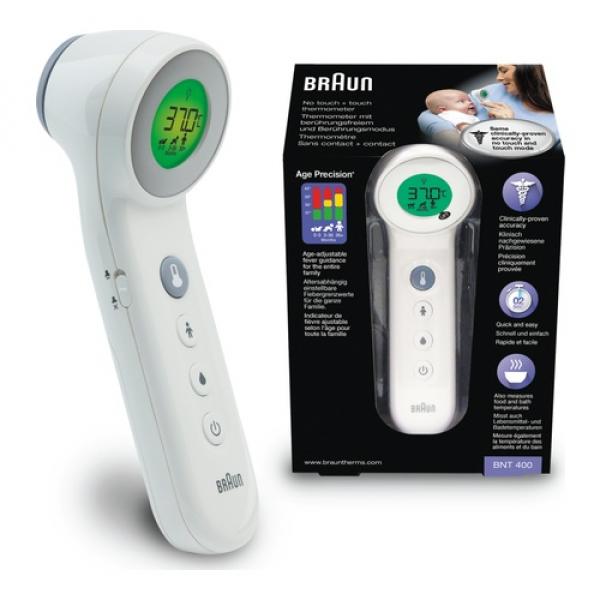 Braun BNT400WE No touch + touch Thermometer Pharmacy model