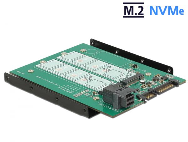 SATA 22pin/Mini SAS HD->M.2