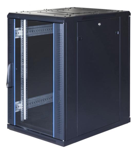 TOTEN System G, 19" cabinet, 18U, 600x1000, glass front door, metal re