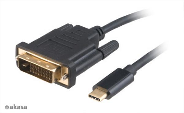 Akasa Type-C - DVI-D adapterikaapeli