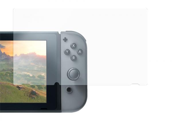 DELTACO GAMING näytönsuoja Nintendo Switchille, kovuusaste 9H, ehkäisee naarmujen syntymistä, erittäin kirkas, 0,33 mm paksu, sis. puhdistusliinan