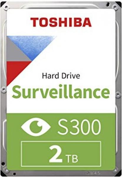 TOSHIBA S300 SURVEILLANCE HARD DRIVE 2TB, 5400RPM, BULK