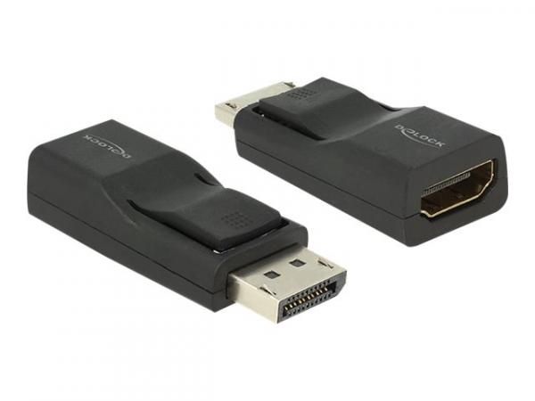 Delock DP (M) to HDMI (F) Passive Adapter DisplayPort - HDMI Max 3840x2160 30Hz Svart