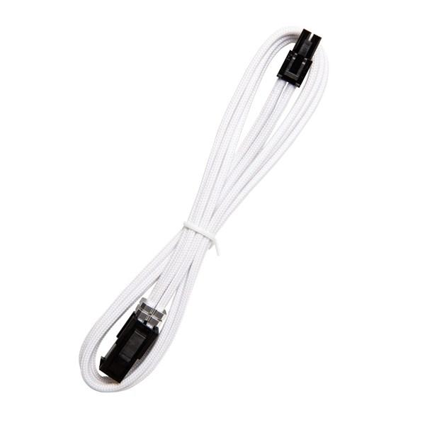 Alchemy 4-nastainen ATX12V jatkojohto, 45 cm, hihallinen - valkoinen