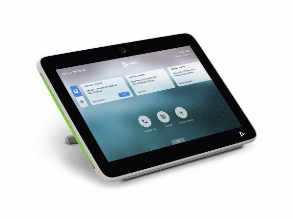 Poly TC10  WHITE Stand-alone 10 room scheduler / touch control for use with Poly G7500, Studio X