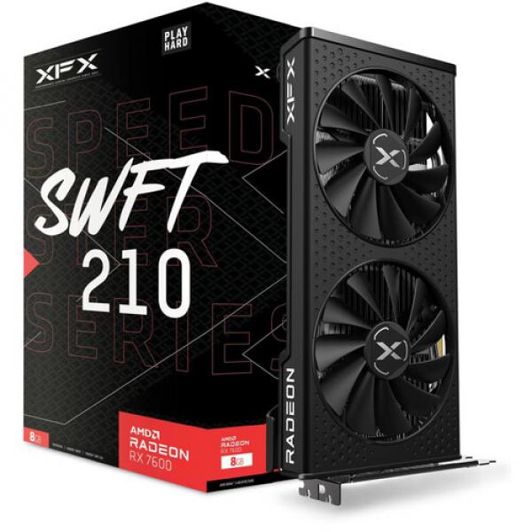 XFX Speedster SWFT210 Radeon RX 7600 AMD Radeon RX 7600 8GB