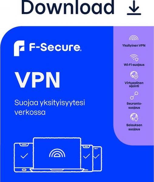F-SECURE VPN  ( 2 YEARS 10 DEVICES ), E-KEY