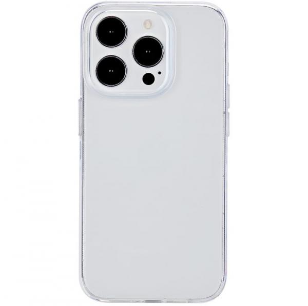 eSTUFF INFINITE VIENNA pehmeä kotelo iPhone 15 Prolle - Kirkas 100 % kierrätetty TPU
