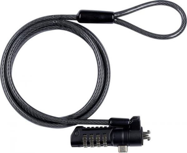 eSTUFF Turvalukko 4-pyöräyhdistelmällä Kensingston Security Slotille (Gearlab box)