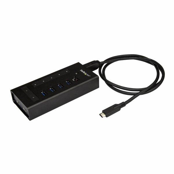 StarTech.com 7 Port USB C Hub - USB Type-C to 2x USB-C/5x USB-A - Commercial Metal USB 3.0 Hub - SuperSpeed 5Gbps USB 3.1/3.2 Gen 1 - Self Powered - BC 1.2  Charge - Mountable/Rugged (HB30C5A2CST) Hub 7 porte USB