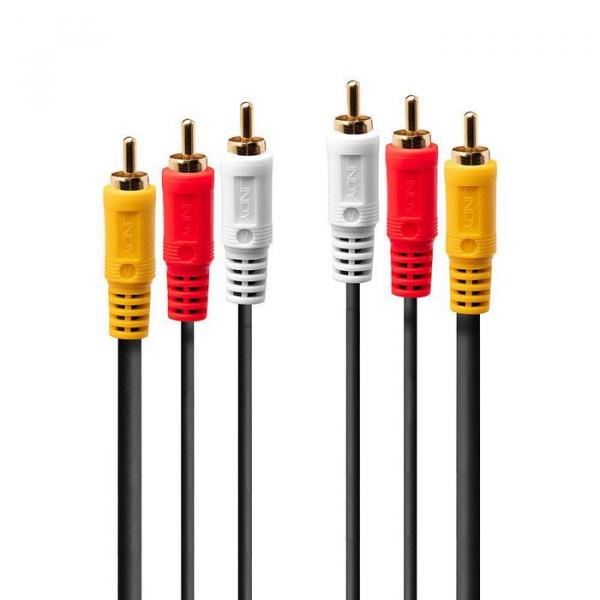 Lindy Audio-Video 3xRCA m / 3x RCA m 2m