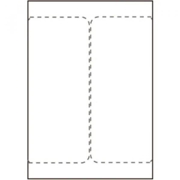 Capture Ship-label 105 x 220mm. For laser/inkjet printers. Two labels per sheet, 500 sheets per box. Ideal for DHL, DB Schenker, UPS, DSV & Postnord