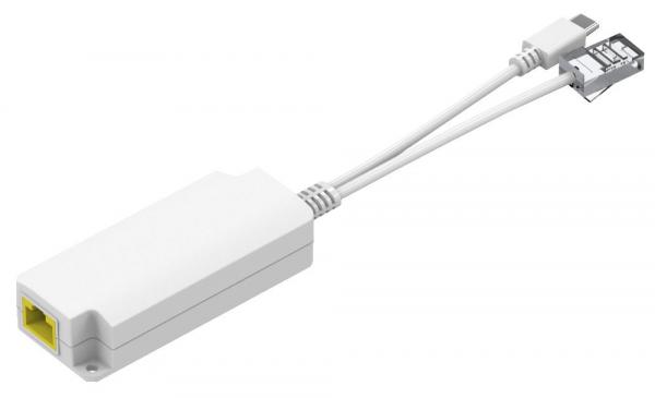 MicroConnect PoE Splitter, 5V 2.5A, 10/100 Mbps  USB-C to RJ45