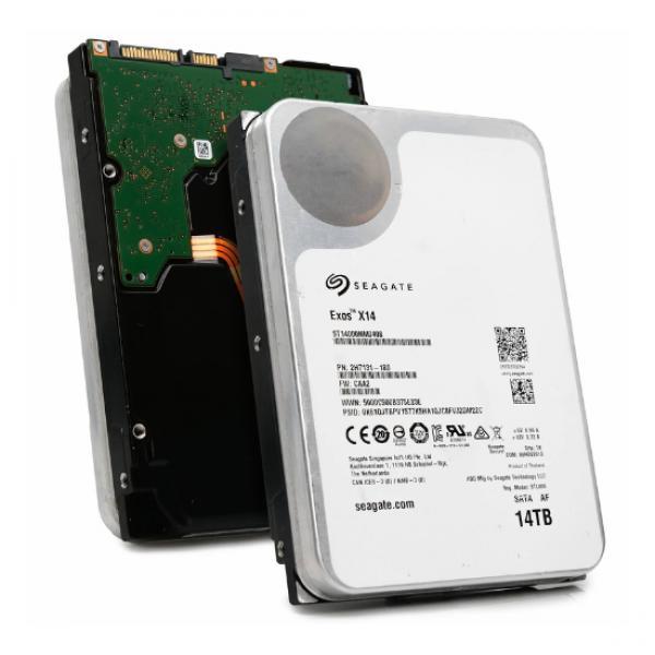 Seagate Exos X14 Harddisk ST14000NM0018-FR 14TB SATA-600 7200rpm - FACTORY REFURBISHED - Tehdaskunnostettu, 1 vuoden takuu