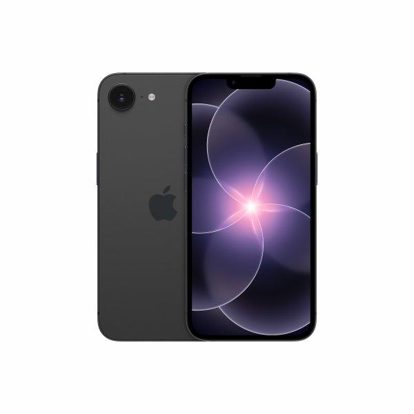 Apple iPhone 17e - 5G älypuhelin - Kaksois-SIM / sisäinen muisti 256 Gt - OLED-näyttö - 6.1 - 2532 x 1170 pikseliä - rear camera 48 MP - front camera 12 MP - musta