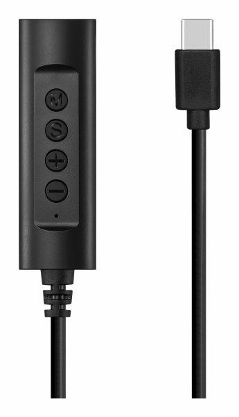 Sandberg Headset USB-C Controller, 1.5m
