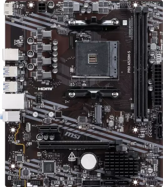 MSI A520M-S (A520,AM4,mATX,DDR4)