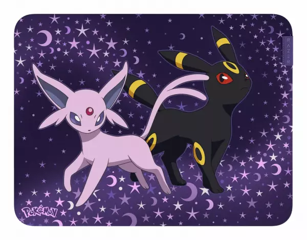 Razer Gigantus V2 Pokémon Edition Mousepad, Size M - Espeon/Umbreon