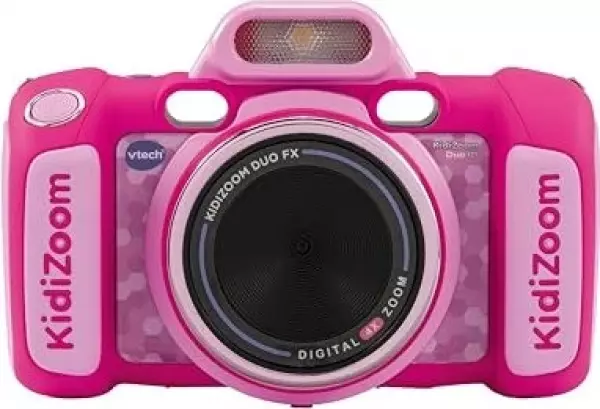 vtech Kids Camera KidiZoom Duo FX, pinkki, ikä 4+, 5 MP, 480p, 2,4 tuuman näyttö, 256 Mt sisäistä muistia