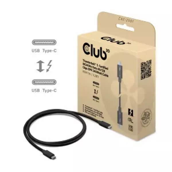 Club 3D Thunderbolt 5 Cable M/M 1m