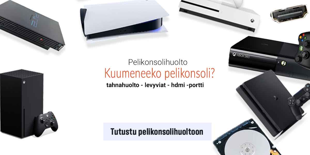 pelikonsolihuoltobanneri