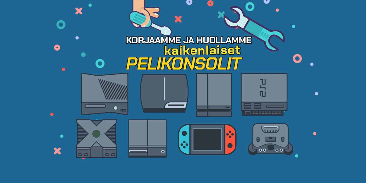 Hoidamme hellästi pelikonsolit huippukuntoon